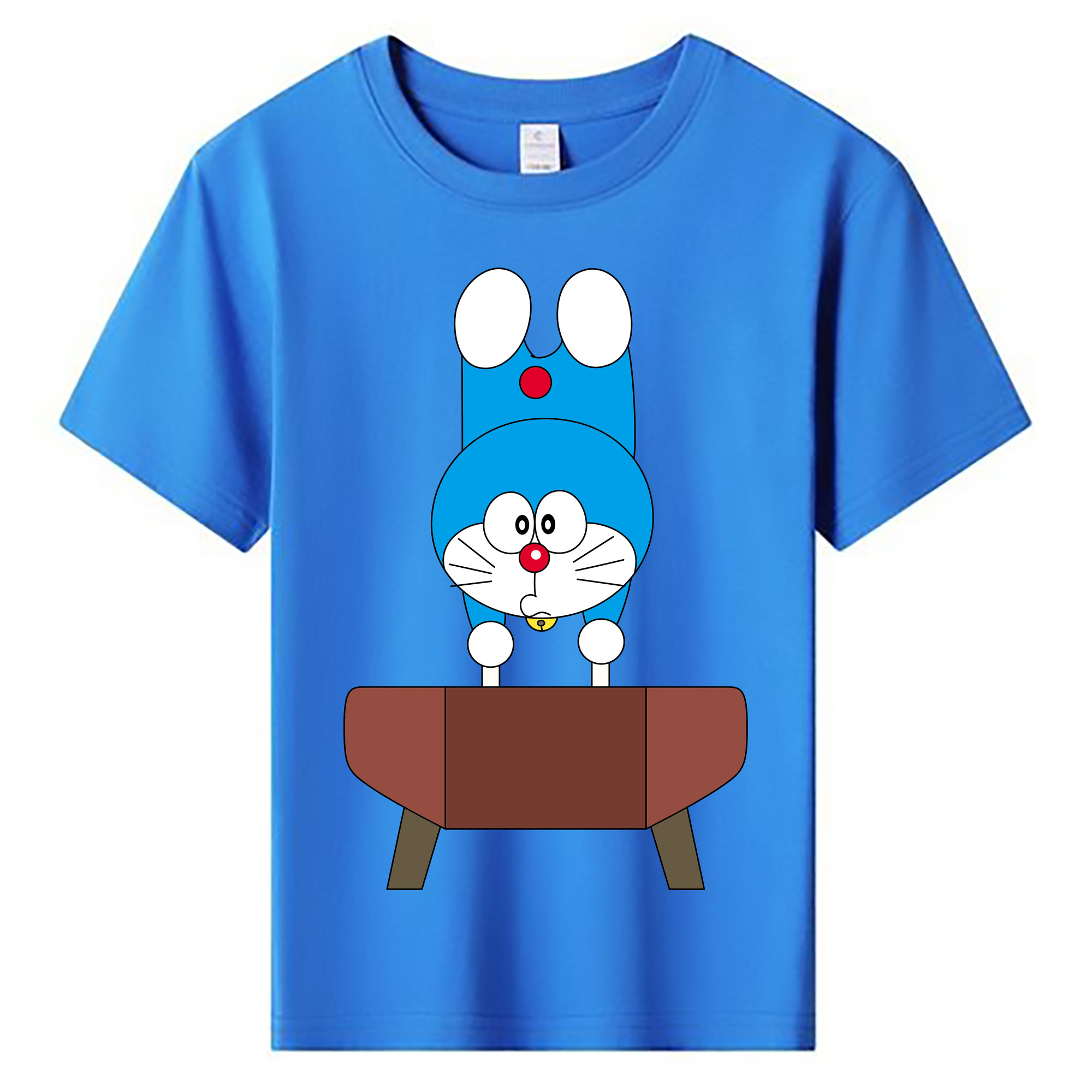 （画像用） ドラえもん Doraemon 綿100％キッズTシャツ（フロントプリント）